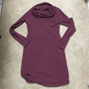 Soft Cowl Sweater Dress